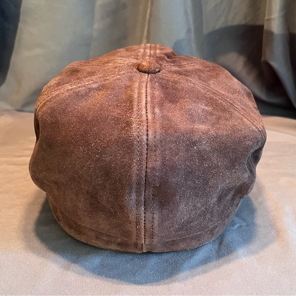Banana Republic Brown Suede Hat women’s M/L size 22 3/8 - Picture 3 of 10